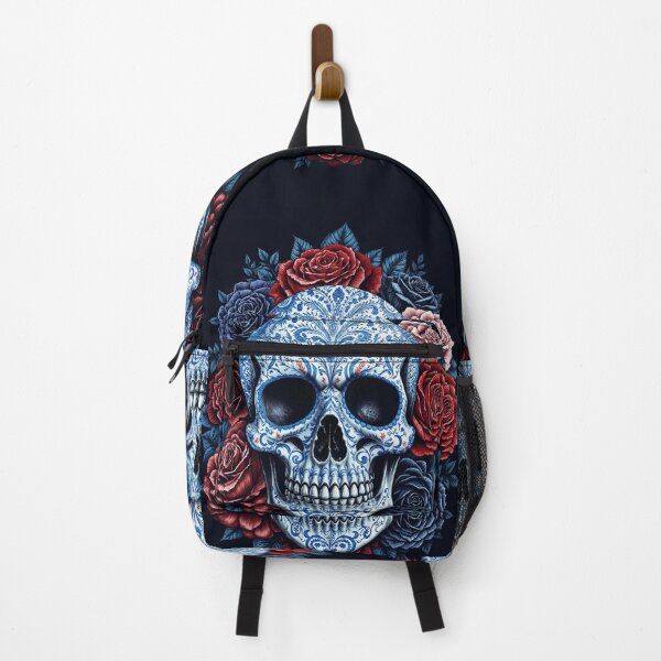 Item preview, Porcelain Skull Blooming with Roses designed and sold by Grafititee.