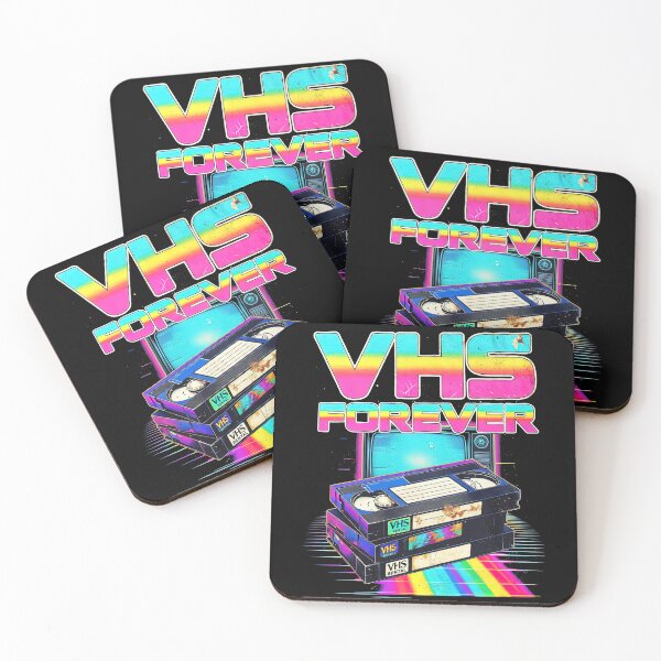 Item preview, VHS Forever Retro 80s Rental Tapes Vaporwave designed and sold by SpookshowDesign.
