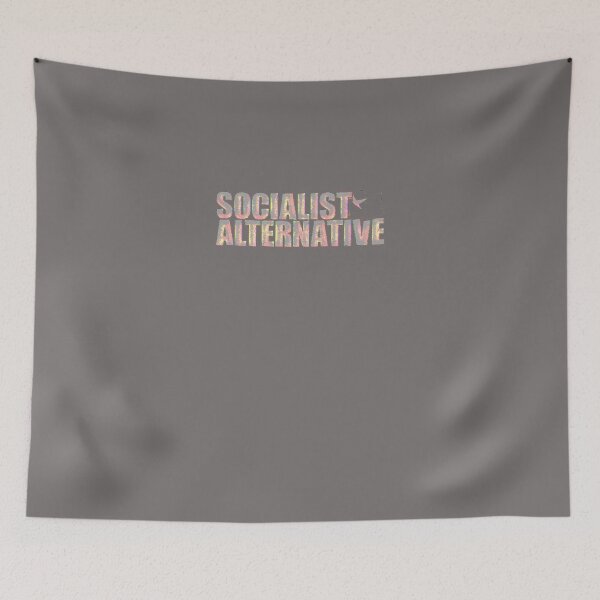 Item preview, SOCIALIST ALTERNATIVE LOGO---WHITE designed and sold by CaralineBor.