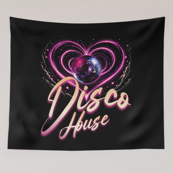 Item preview, DISCO HOUSE  - Mirrorball Heart  designed and sold by Discothreadz.