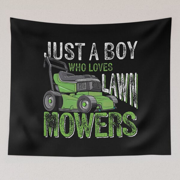 Item preview, Just A Boy Who Loves Lawn Mowers Toddler Lawn Mowing Lover designed and sold by charitashmoqs.