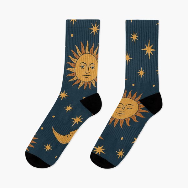 Item preview, Celestial Sun and Moon Pattern – Vintage Cosmic Design designed and sold by BloomOfDesign.