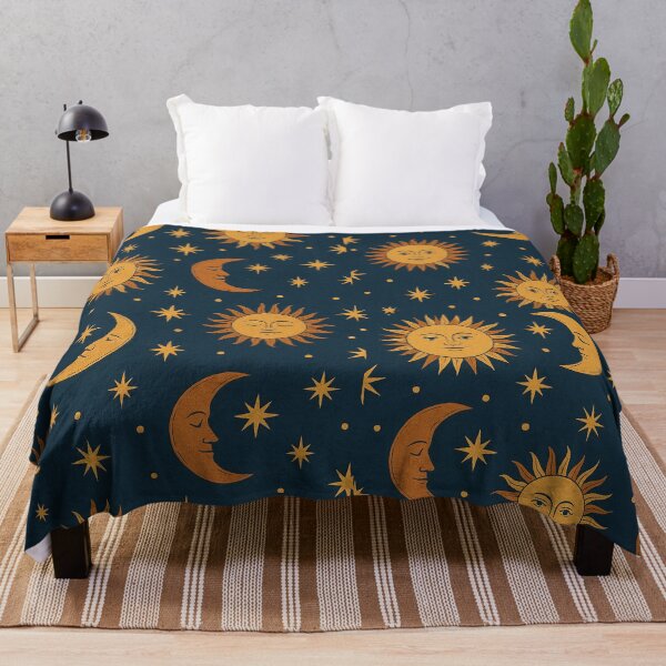 Item preview, Celestial Sun and Moon Pattern – Vintage Cosmic Design designed and sold by BloomOfDesign.
