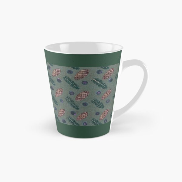 Item preview, Sitka Spruce and Huckleberries - muted green designed and sold by UnderstoryArtStudio.
