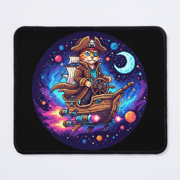 Item preview, Space Pirate Cat designed and sold by plastikelectrik.