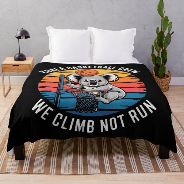 Item preview, Koala Basketball Crew We Climb Not Run Sports Animals designed and sold by charitashmoqs.