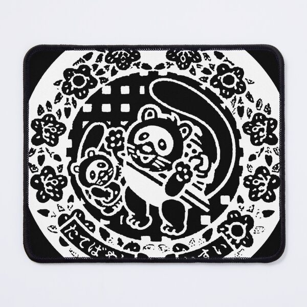 Item preview, Raccoon and Baby on manhole in Japan - White designed and sold by mattraski.