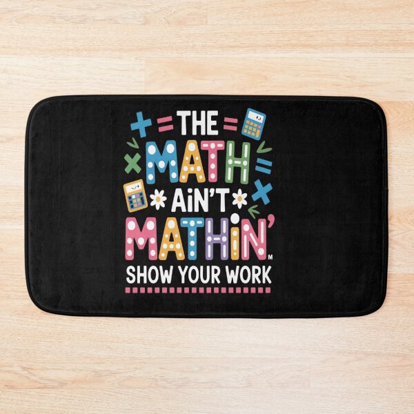 Item preview, The Math Ain't Mathin Funny Back To School Teacher Boy Girls designed and sold by catsdothingz.