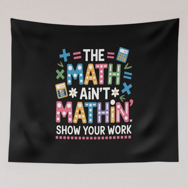 Item preview, The Math Ain't Mathin Funny Back To School Teacher Boy Girls designed and sold by catsdothingz.