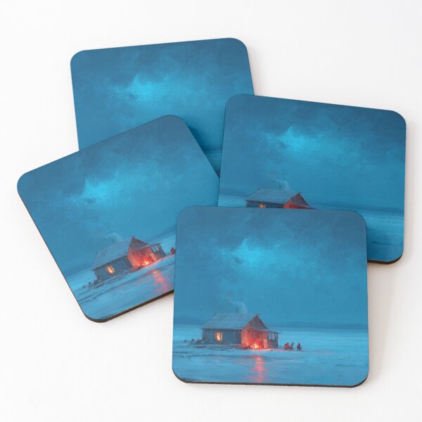 Item preview, Last Warmth on the Frozen Khuvsgul Lake designed and sold by ChinzorigBAY.