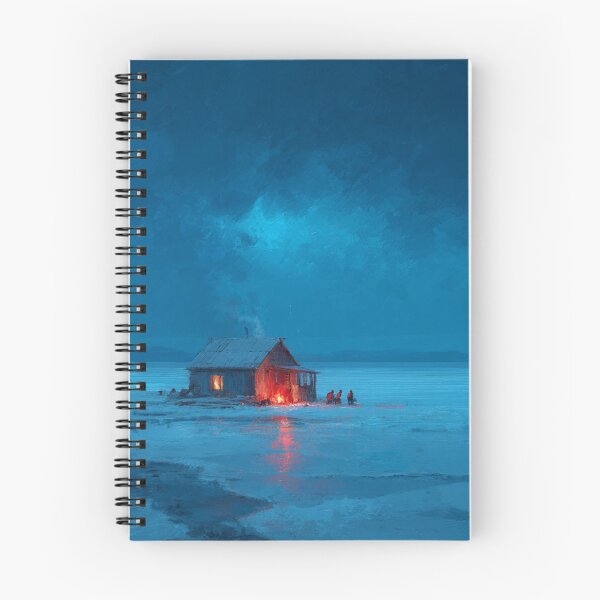 Item preview, Last Warmth on the Frozen Khuvsgul Lake designed and sold by ChinzorigBAY.