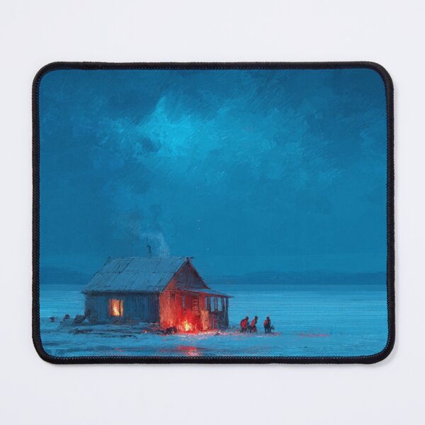 Item preview, Last Warmth on the Frozen Khuvsgul Lake designed and sold by ChinzorigBAY.