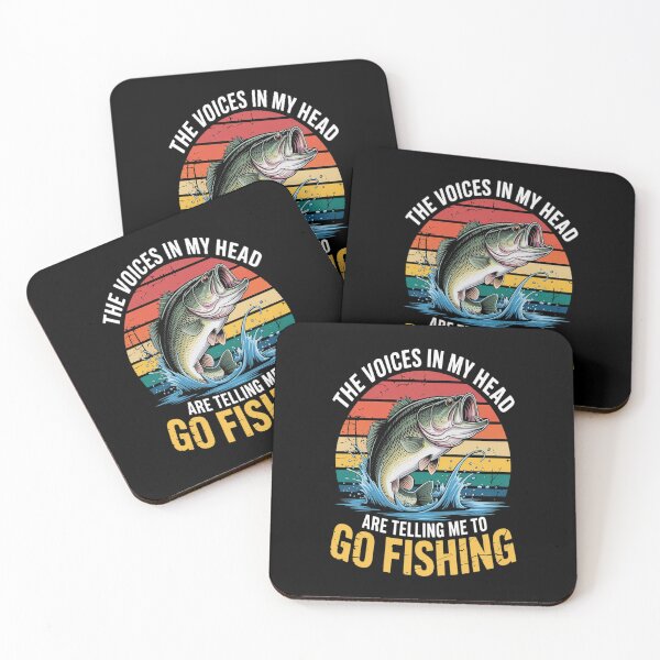 Item preview, The Voices in My Head are Telling Me to Go Fishing Funny designed and sold by catsdothingz.