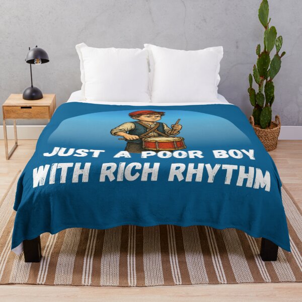 Item preview, Drummer Boy Rich in Rhythm Music Lover designed and sold by Shean Fritts.