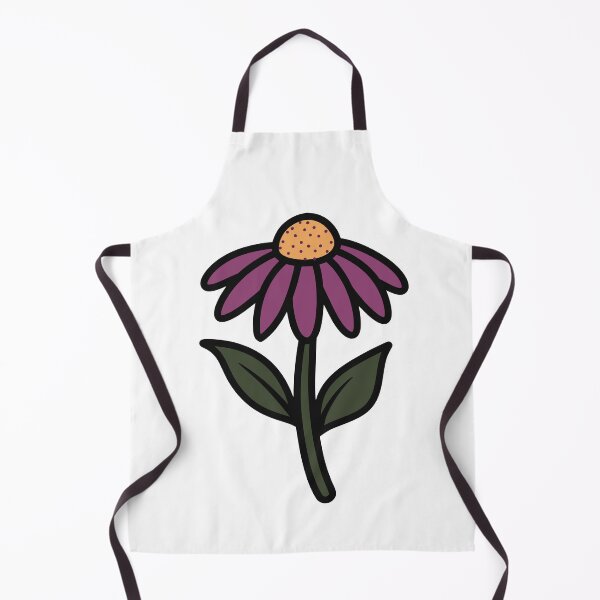 Item preview, Cute Echinacea Flower Illustration designed and sold by SunCraftStudio.