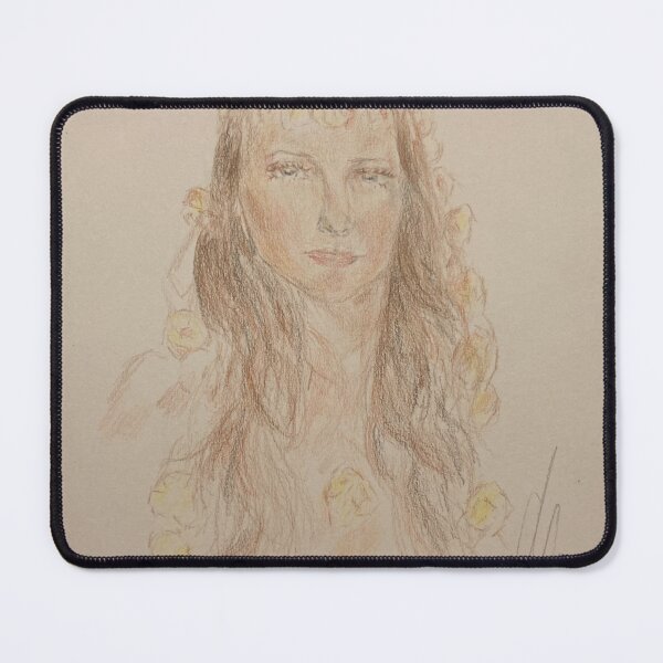 Item preview, Self portrait in colored pencil designed and sold by ElenaCarin97.