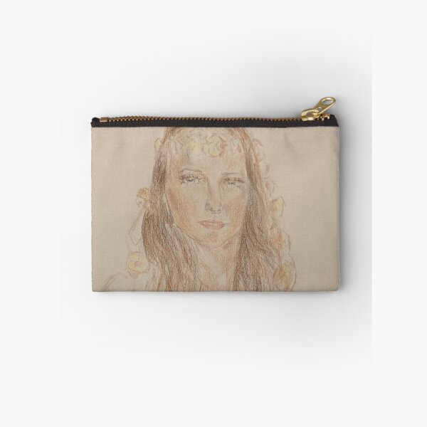Item preview, Self portrait in colored pencil designed and sold by ElenaCarin97.