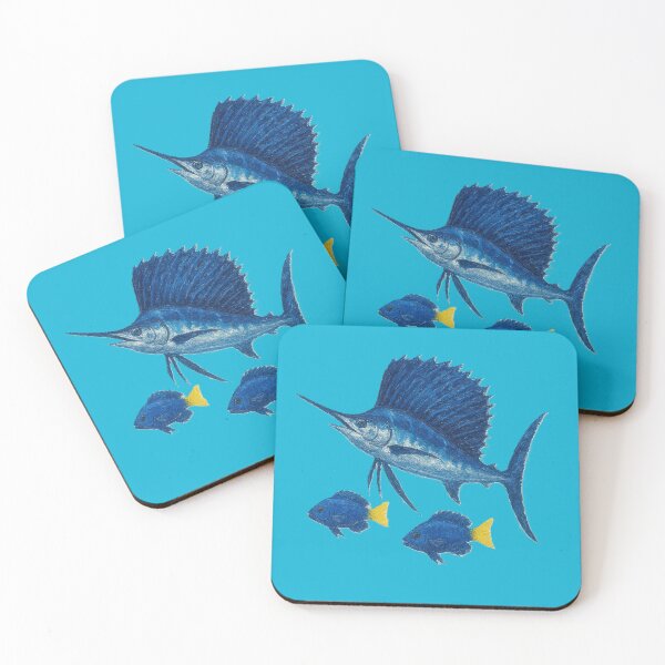 Item preview, Majestic Sailfish in Motion – Ocean Speed & Grace designed and sold by TheJoyfulPen.