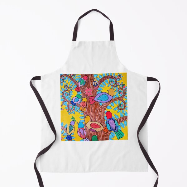 Item preview, Happy Birds on a Yellow Sky designed and sold by StefDelapree.