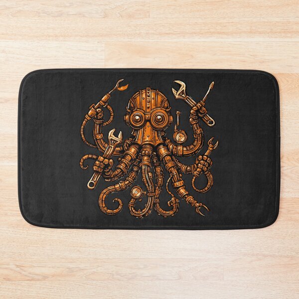 Item preview, Steampunk Octopus Engineer designed and sold by SeoulInkSoul.