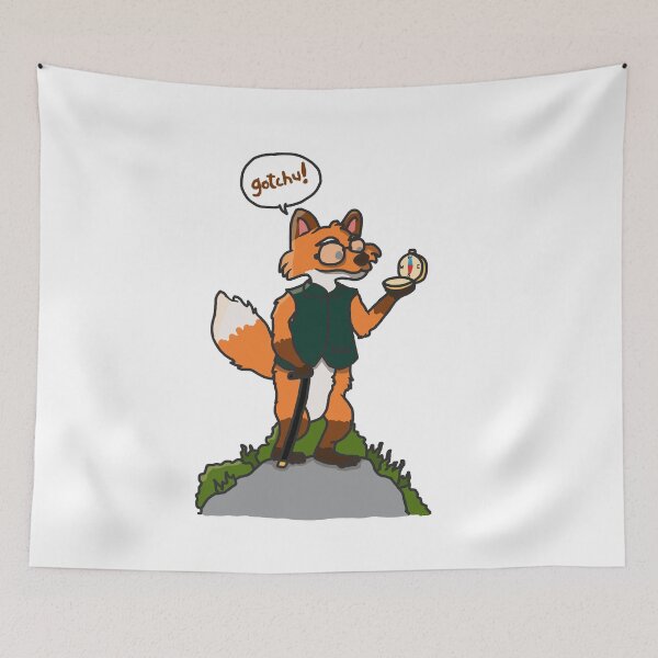 Item preview, Smart as a Fox – Animal Trivia Cartoon designed and sold by PeanutCandy.