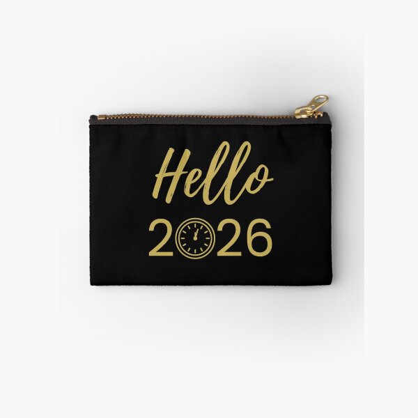 Item preview, “Hello 2026” Gold Glitter Cursive T-Shirt with Clock Design - New Year Celebration Shirt designed and sold by FestivityFinds.