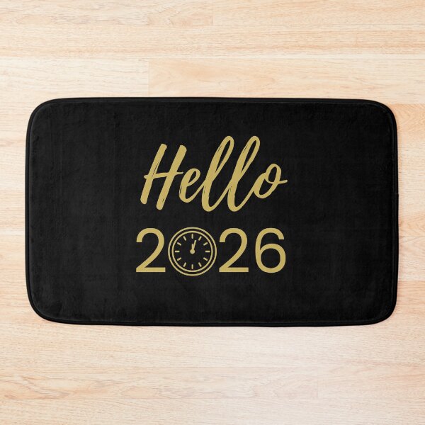 Item preview, “Hello 2026” Gold Glitter Cursive T-Shirt with Clock Design - New Year Celebration Shirt designed and sold by FestivityFinds.