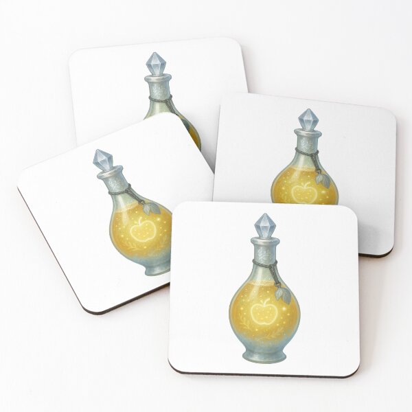 Item preview, Golden Cider Elixir – Festive Winter Potion Bottle designed and sold by AlcheArtsStudio.