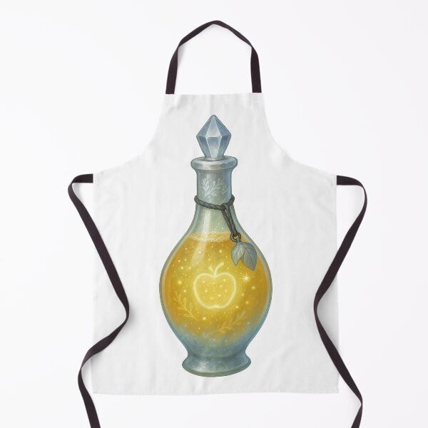Item preview, Golden Cider Elixir – Festive Winter Potion Bottle designed and sold by AlcheArtsStudio.