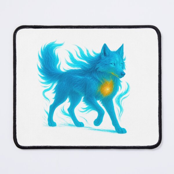 Item preview, ✦ Luminark Wolf — Guiding Light ✦ - White #FFFFFF designed and sold by WheelieGdArt.