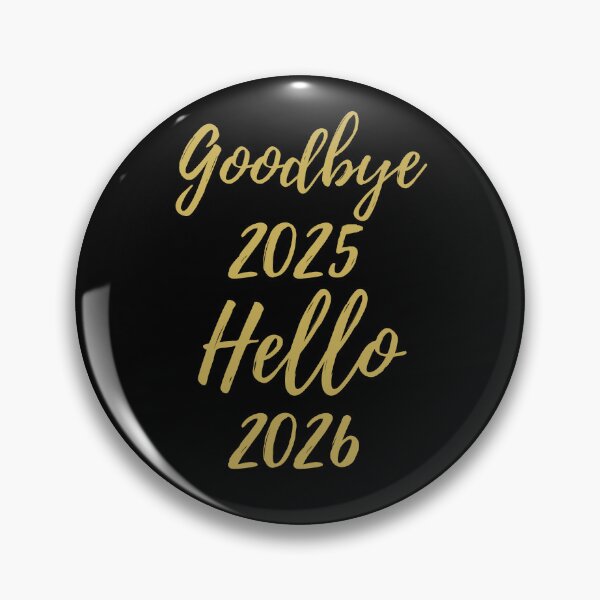 Item preview, “Goodbye 2025, Hello 2026” Gold Glitter Cursive T-Shirt - New Year Transition Design designed and sold by FestivityFinds.