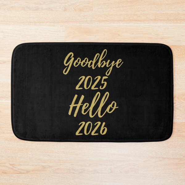 Item preview, “Goodbye 2025, Hello 2026” Gold Glitter Cursive T-Shirt - New Year Transition Design designed and sold by FestivityFinds.