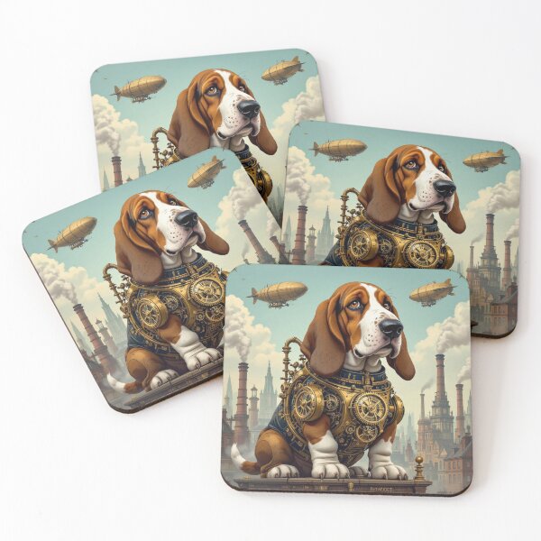 Item preview, VektorVibe — Steampunk Basset Hound Adventure designed and sold by VektorVibe.