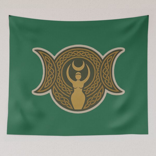 Item preview, Celtic Knot Triple Goddess Symbol Pagan Moon Design designed and sold by PinUpPizzazz.