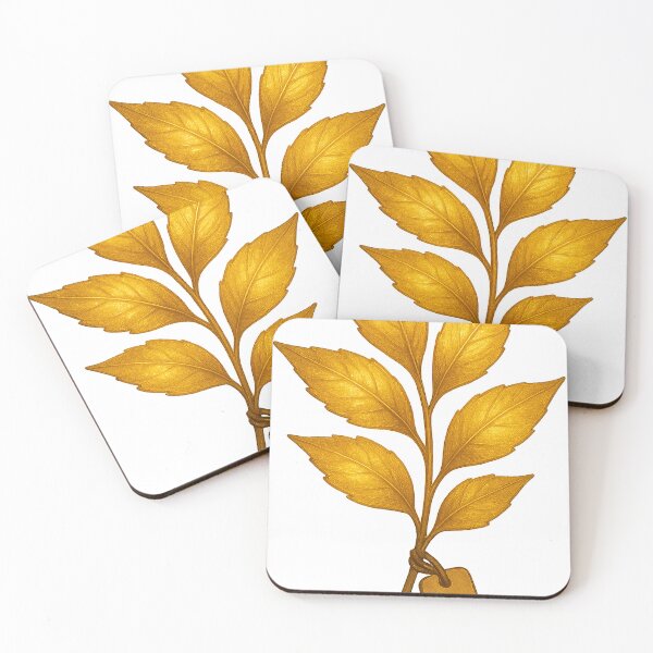 Item preview, Sunleaf Herb – Golden Magical Alchemist Plant designed and sold by AlcheArtsStudio.
