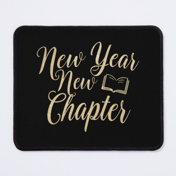 Item preview, “New Year, New Chapter” Gold Glitter Cursive T-Shirt - Elegant New Year Design designed and sold by FestivityFinds.