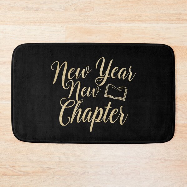 Item preview, “New Year, New Chapter” Gold Glitter Cursive T-Shirt - Elegant New Year Design designed and sold by FestivityFinds.