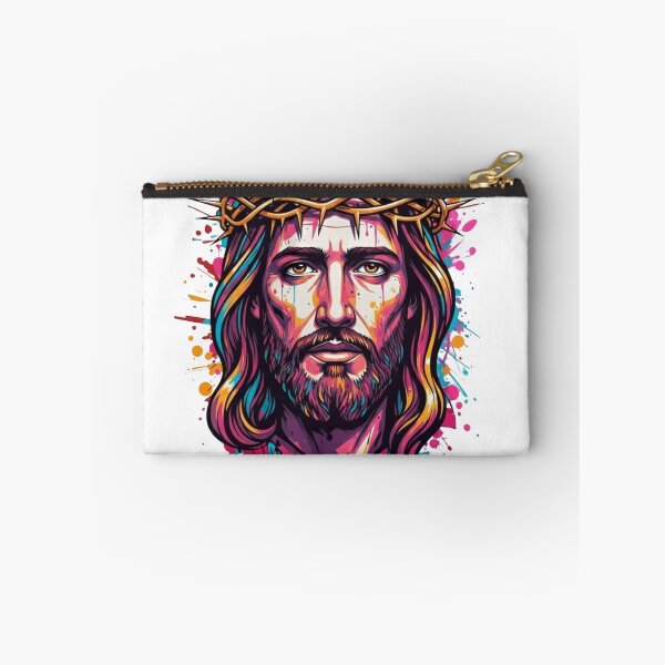 Item preview, Face of Jesus Christ Sacred Luminous Portrait Art designed and sold by FitnWear.