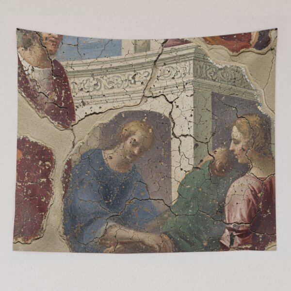 Item preview, Cracked Sacred Fresco designed and sold by Kaleidoscope Print.