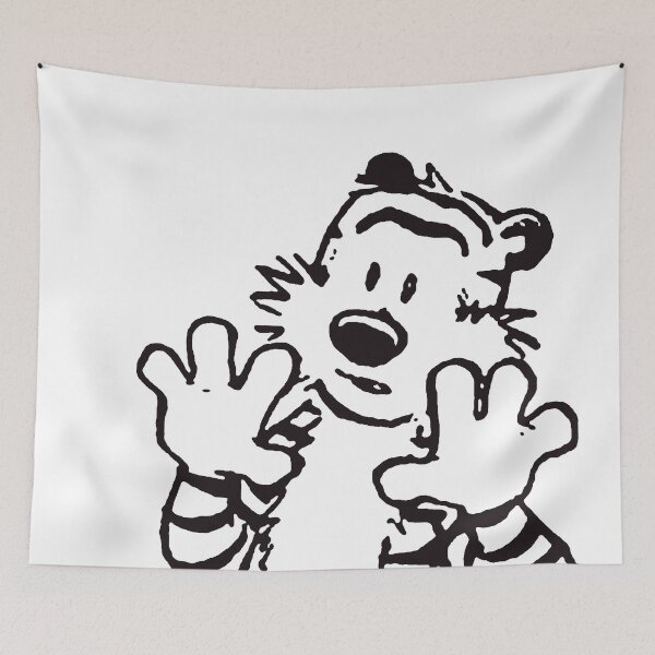 Item preview, Hobbes Trapped Line Art designed and sold by Lumennyxart.