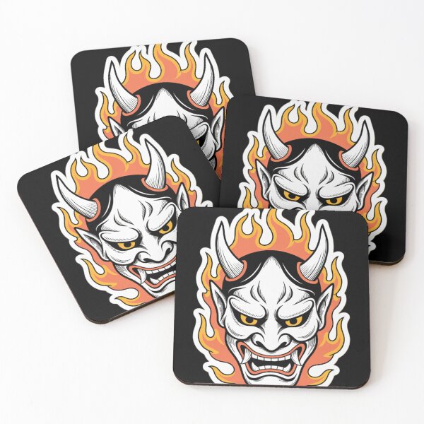 Item preview, Classic Oni With Fire designed and sold by Dylan Hambrook.