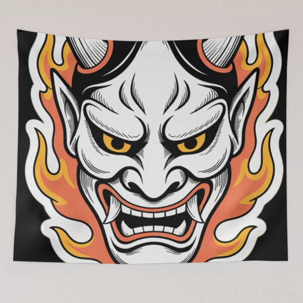 Item preview, Classic Oni With Fire designed and sold by Dylan Hambrook.