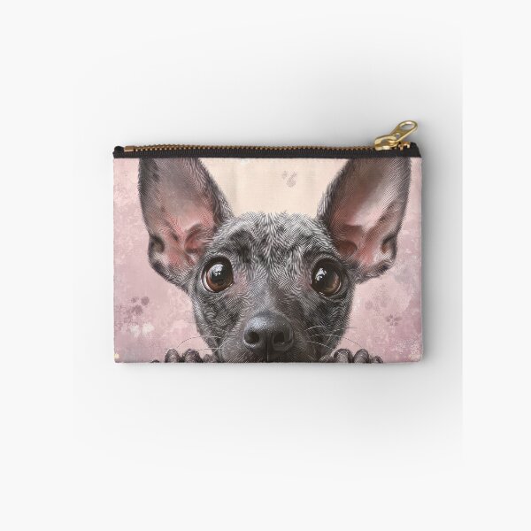 Item preview, Xoloitzcuintle Peeking over Wall 01 designed and sold by Elisabeth Lucas.
