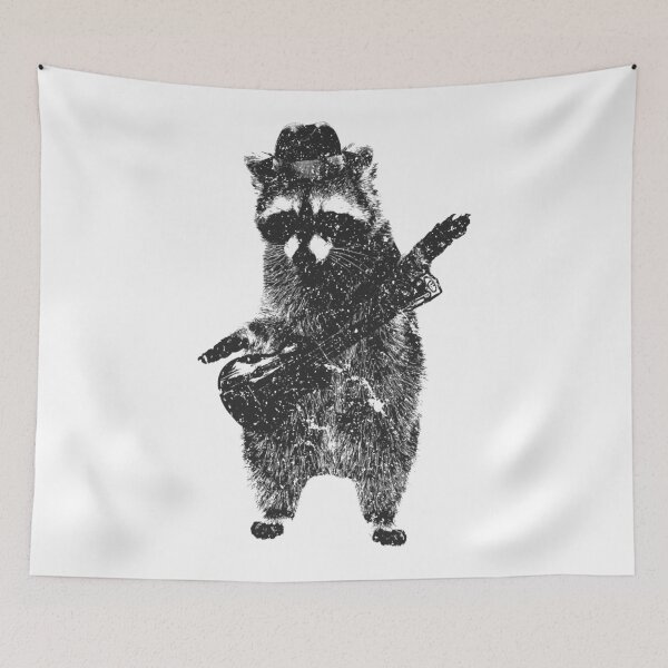 Item preview, Ukulele Raccoon Musician designed and sold by Upow1950.