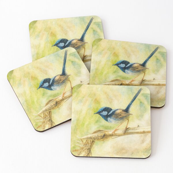 Item preview, Superb Fairywren Digital Watercolour  designed and sold by Barry Callister Photography.