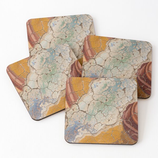 Item preview, Colorful Cracked Fresco designed and sold by Kaleidoscope Print.