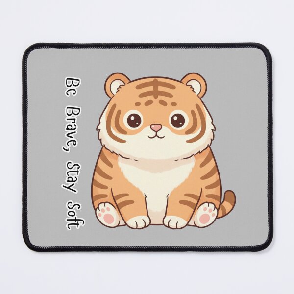 Item preview, Kawaii Lunar Zodiac TIGER: Be Brave, Stay Soft Pastel designed and sold by SebastianSpace.
