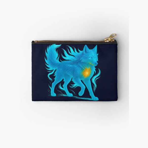 Item preview, ✦ Luminark Wolf — Guiding Light ✦ - Deep Midnight Blue (#0A0F27) designed and sold by WheelieGdArt.