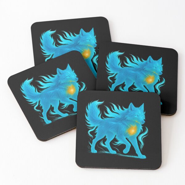 Item preview, ✦ Luminark Wolf — Guiding Light ✦ - Black #000000 designed and sold by WheelieGdArt.