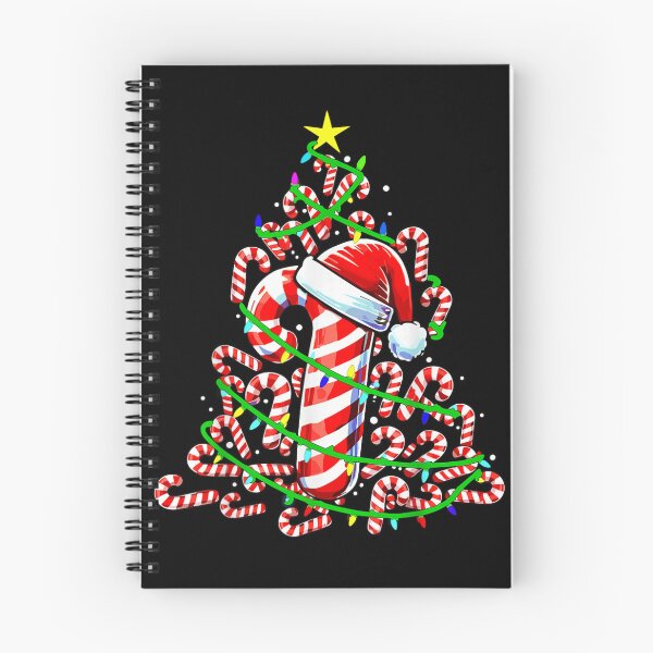Item preview, Creative Christmas Tree Made of Candy Canes and Santa Hat designed and sold by Chaya Reid.